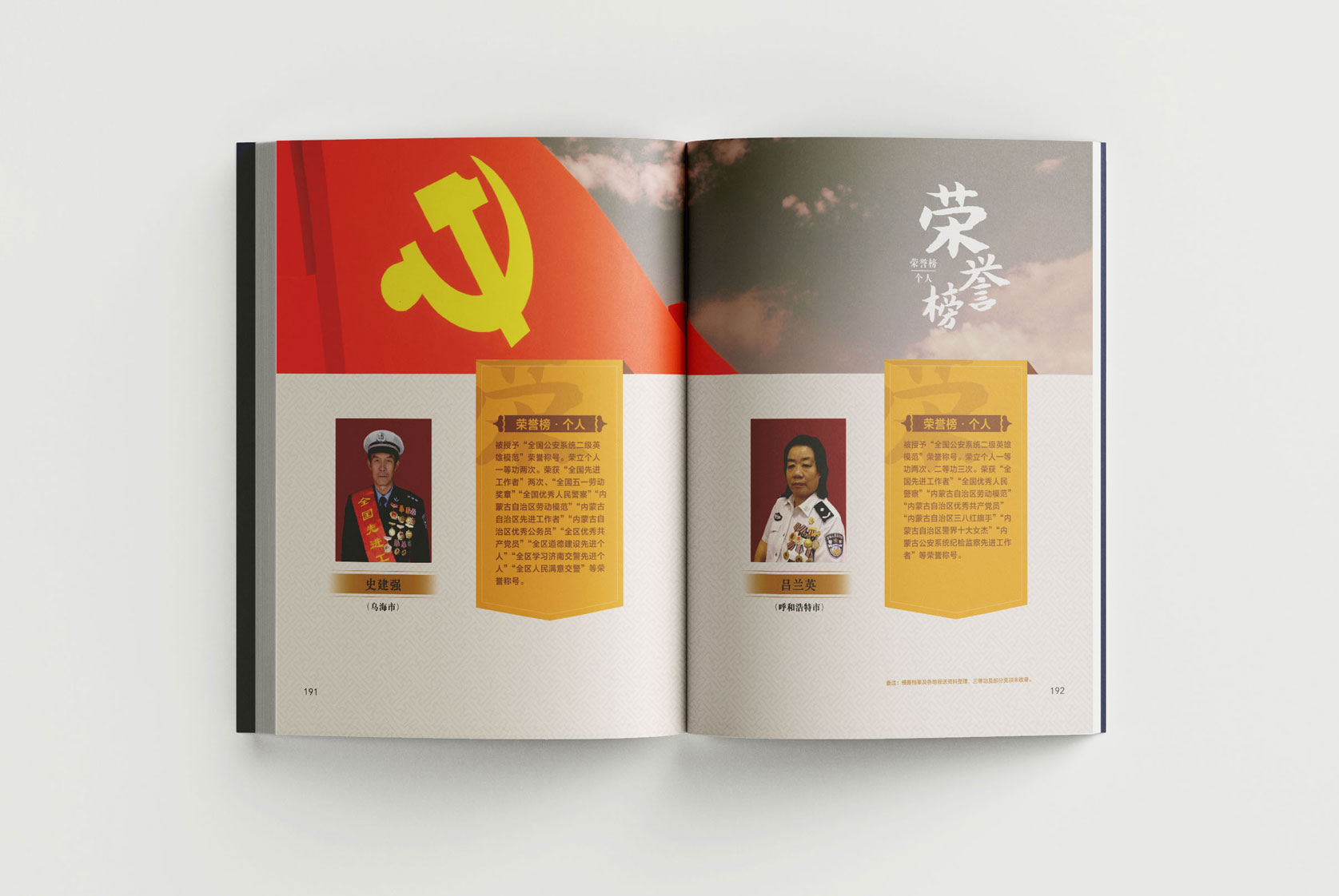 内蒙古交管局40周年纪念册