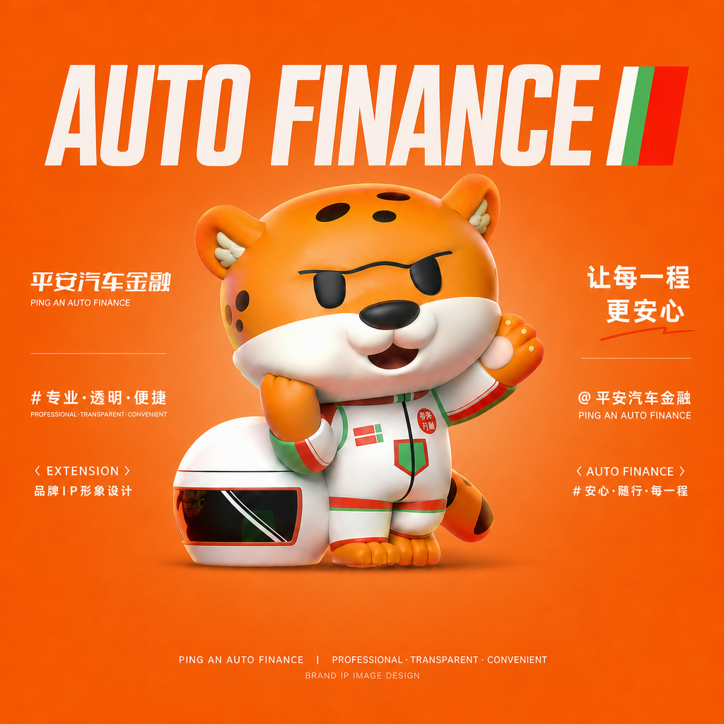 平安汽车金融IP形象设计